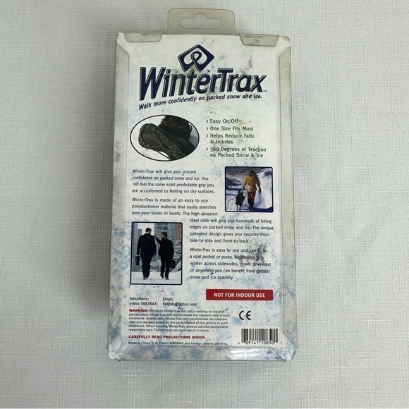 WinterTrax Spikeless Sh Spikeless Shoe Boot Traction for Packed Snow and Ice NEW - Picture 6 of 6